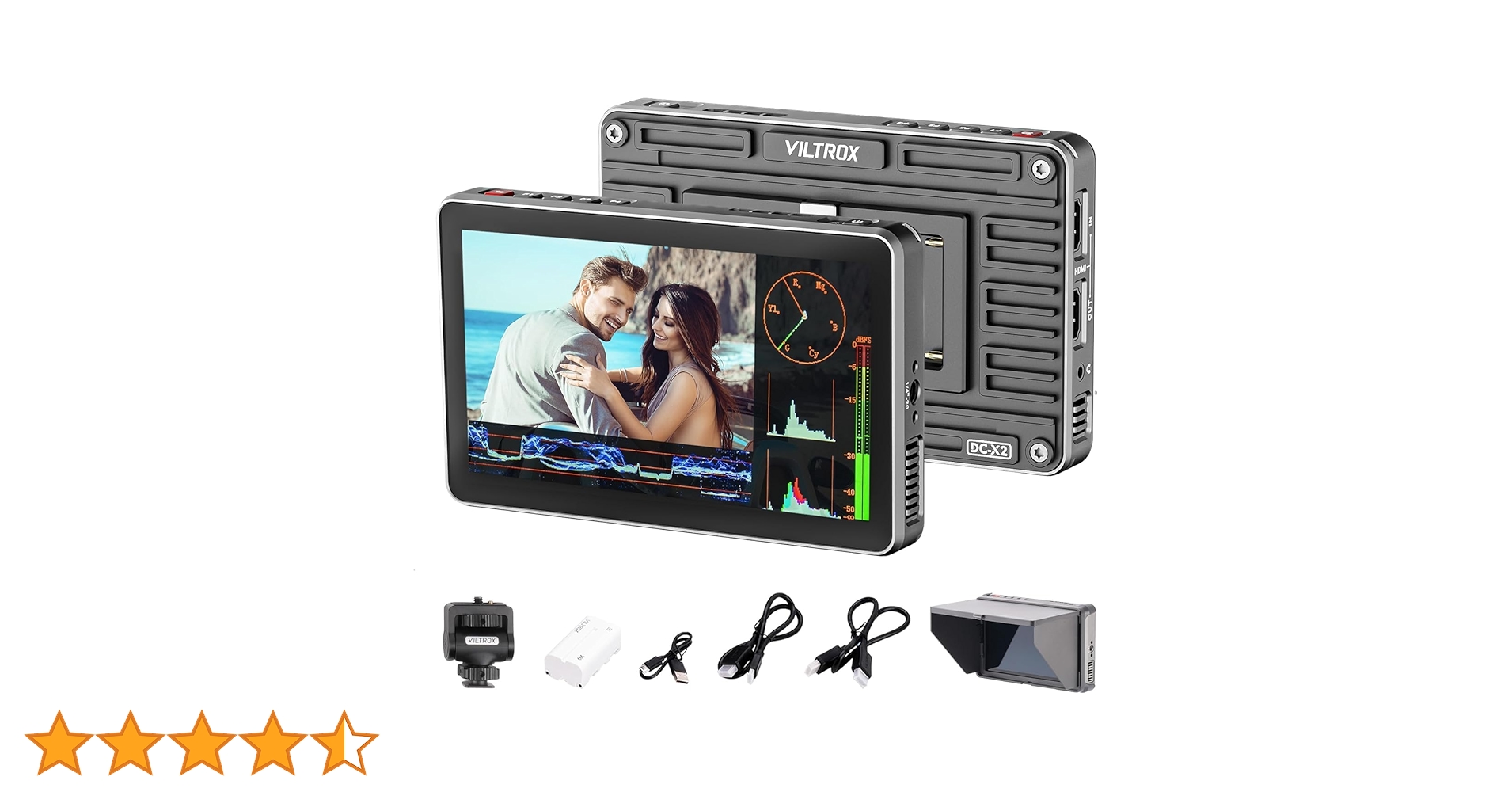Amazon.co.jp: VILTROX DC-X2 High Brightness 2000nits Camera